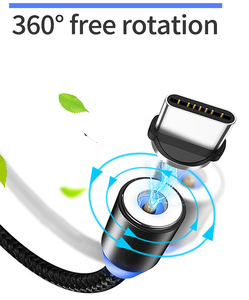 Vente chaude Magnétique 2A Micro USB Chargeur Câble de Données pour Samsung s7 s7edge Android Type C pour <span class=keywords><strong>IPhone</strong></span> Aimant Rapide De Charge - Product Image 4