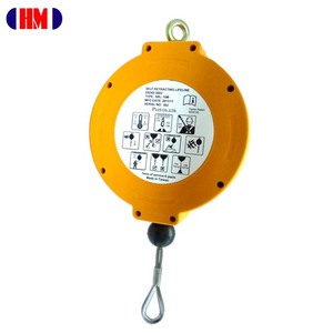ตะขอเหล็กหมุนได้ SRL-10 พร้อมสายรัดนิรภัยแบบยืดหดได้เอง CE0194 EN360 10M - Product Image 1