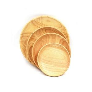 Assiette de présentation en bois au design simple, qualité supérieure, taille personnalisée, sous-assiettes, assiette de présentation pour mariage - Product Image 4
