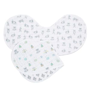 2021 Factory OEM private label unisex white black <b>muslin</b> <b>baby</b> burp cloths - Product Image 1