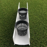 Système de culture hydroponique NFT 110*110mm, gouttière en PVC, gouttières faciles à ouvrir, blanches, carrées, solides, en PVC industriel