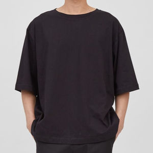 2025 calidad superior 100% algodón 300GSM camiseta personalizable de gran tamaño ajuste hilo teñido con todo tipo de personalización - Product Image 3