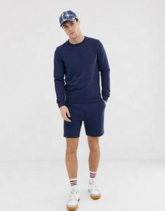 2021 de verano de los hombres, conjunto de dos piezas pantalones cortos 2 piezas de algodón jogger sudor pantalones cortos de hombres - Product Image 2