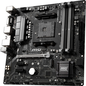 Msi b450m Bazooka V2 mATX sử dụng Bo mạch chủ với <span class=keywords><strong>AMD</strong></span> B450 Chipset hỗ trợ <span class=keywords><strong>AMD</strong></span> Ryzen 1st và 2nd Gen Bộ vi xử lý cho ổ cắm AM4 - Product Image 4