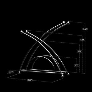 Porte-serviettes en acier inoxydable tendance au design moderne avec une forme personnalisée élégante, idéal pour la maison et les ustensiles de cuisine - Product Image 4