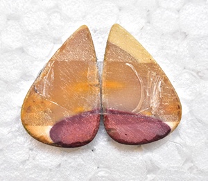 Mookaite Pair Cabochon Unique Pattern <b>Red</b> Mookaite Pair Australian <b>Red</b> Mookaite Pair Cabochons High Quality <b>Red</b> Mookaite Pair - Product Image 4