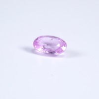 Vivaaz Gems SS0004 1,00 Karat AAA-Qualität Natürlicher Rosa Saphir Oval Normaler Schliff IGI-Zertifiziert Wärmebehandelt Einzelstein Edelstein