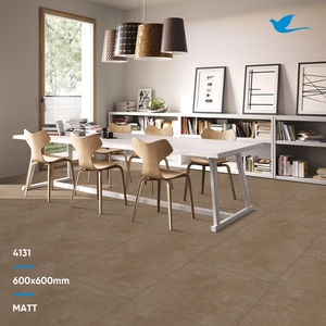 กระเบื้องเคลือบกันลื่นแบบเรียบง่ายทันสมัยสำหรับพื้นภายในและภายนอกกระเบื้องพอร์ซเลนที่ทันสมัยกระเบื้องสีน้ำตาลเคลือบผิวด้านสำหรับโรงแรมกลางแจ้งผู้จัดจำหน่ายชั้นนำของอินเดีย - Product Image 2