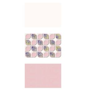 Color Rosa bebé con azulejos de pared decorativos de cerámica pulida 300x450mm - Product Image 1