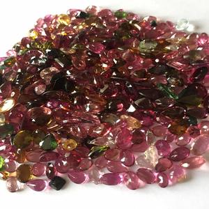 Pierre précieuse multi-tourmaline Cabochon de couleur libre Pierre semi-précieuse naturelle certifiée IGI directement du fabricant - Product Image 4