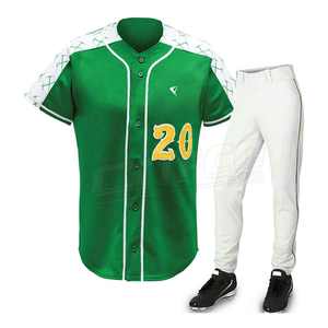 Nuevo diseño de su propio logotipo Uniforme de béisbol Venta caliente Uniforme de béisbol para hombres para equipos deportivos - Product Image 3