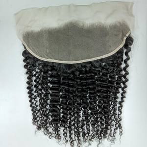 Vente en gros de haute qualité 100% cheveux humains non transformés mince HD dentelle frontale fermeture haut de gamme perruques et faisceaux du Vietnam - Product Image 3