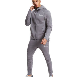 Nuevo Chándal Deportivo de Invierno para Hombre de Primera Calidad, Spandex/Poliéster, Ropa Casual para Adultos, Logotipo Personalizado, Forro Polar - Product Image 1