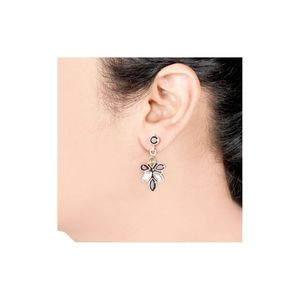 Handcrafted งดงาม92.5เงินสเตอร์ลิงต่างหูหลากสีการออกแบบใหม่ชาติพันธุ์ผู้หญิงเครื่องประดับในราคาถูก NSJ-213/44393 - Product Image 3