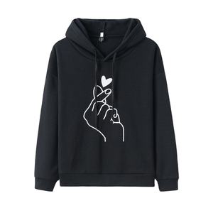 Nouvelle mode sweat à capuche et sweat-shirts pour femmes pull 100% coton polaire tissu de haute qualité OEM orienté vers l'exportation qualité Logo personnalisé - Product Image 3