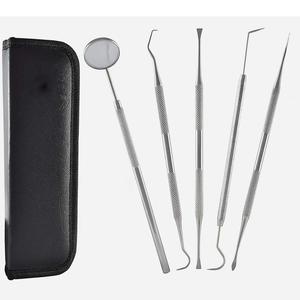 Portable Stainless Steel Dental Oral <b>Cleaning</b> Tools <b>Kit</b> Manual Dental Plaque Remover for <b>Tooth</b> <b>Cleaning</b> for Dentist Use - Product Image 4