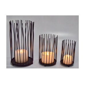 Portavelas Decorativo de Hierro Hecho a Mano para Té, con Diferentes Acabados, para Decoración Navideña o Uso Diario - Product Image 4