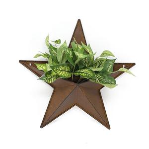 Venta al por mayor Rústico Lujoso Galvanizado Estrella Ecológico Metal Decorativo Colgante de pared Barato Venta caliente Mejor calidad Estrella - Product Image 5