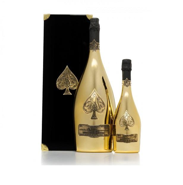 Игристое вино Armand de Brignac, Brut Gold, in wooden box, 1.5 л. купить Арман д