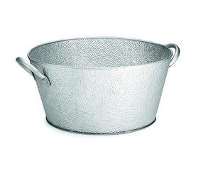 Tina de bebida de fiesta de metal galvanizado Forma redonda Mayorista Fabricante venta directa de fábrica - Product Image 1