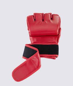 ถุงมือต่อสู้ MMA แบบยูนิเซ็กซ์ สำหรับการแข่งขันระดับมืออาชีพ ใช้งานกลางแจ้ง สีสั่งทำได้ หนังคุณภาพสูง ดีไซน์แบบครึ่งนิ้ว/ไร้นิ้ว - Product Image 3