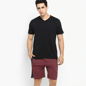 Shorts de sport de fitness à rayures pour hommes, vêtements de joggeur à séchage rapide avec poches - Product Image 4