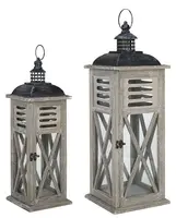 Bougeoirs nordiques modernes en métal, Articles décoratifs pour la maison, lanternes