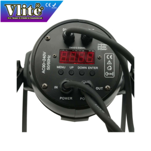 18 X 10W 5-in-1 <strong>LED</strong> PAR Spotlights RGBWA UV White Projection <strong>Lights</strong> with <strong>Wireless</strong> <strong>DMX</strong> <strong>Control</strong> for Hotel 12V Power - Product Image 5
