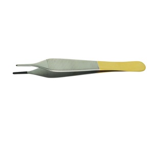 Pince à tissus Adson pointe délicate réutilisable 12cm Instruments chirurgicaux Pakistan City Sialkot Mahersi - Product Image 2