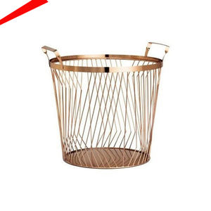 ที่มีคุณภาพสูงโลหะตะกร้าซักผ้าที่มีการจัดการตะกร้ามัลติฟังก์ชั่ - Product Image 1