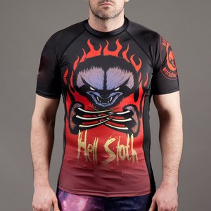 Traje de baño de tela Rashguard de entrenamiento profesional para hombres personalizados de Pakistán para ropa de artes marciales - Product Image 1