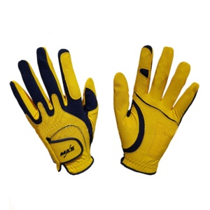 Vente en gros Nouveau design Logo personnalisé Gants de golf pour hommes OEM Tissu en cuir bleu blanc personnalisé Production en usine Pcs - Product Image 2
