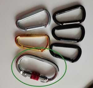 Mousqueton de type ovale avec mousqueton de sécurité à vis - Product Image 5