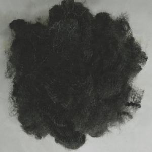 Vikohasan 7D/15D SD GRS, retardante de llama, fibra sintética negra, Material de relleno de hormigón giratorio, grapa de poliéster reciclado sólido - Product Image 6