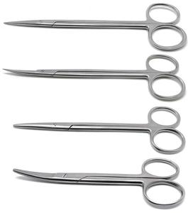 กรรไกรผ่าตัดโค้งสแตนเลสเกรด I ยี่ห้อ Priavet Label ของ Kelly Metzenbaum Pintech Instruments - Product Image 2