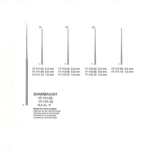 Shambaugh gancho para microcirugía - Product Image 1