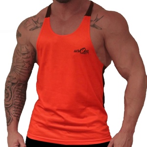 Hot Selling Tank Tops <b>Men's</b> Bodybuilding Custom Logo <b>Man</b> Gym <b>Stringer</b> Wholesale <b>Stringers</b> <b>Vest</b> - Product Image 5