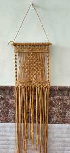 Tapiz de cuerda de algodón bohemio con estampado, colgante de pared de macramé tejido a mano creativo de la India, artesanía de calidad, nuevo diseño - Product Image 3