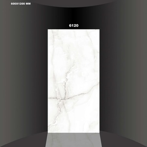 Azulejos de Porcelana Cerámica Blanco Brillante para Piso, 60x120cm - Product Image 4
