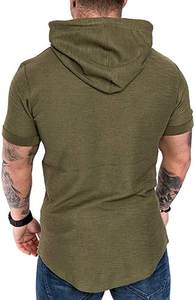 เสื้อมีฮู้ดผ้าเจอร์ซีย์สำหรับผู้ชายขนาดพลัสไซส์ปักสกรีนลายพัฟเสื้อสเวตเชิ้ตแบบเรียบ - Product Image 2