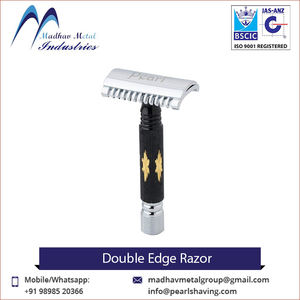 Indian Supplier Custom/Madhav Metal ISO Certified Non-Disposable Double Edge Safety Shaving <b>Razors</b> <b>for</b> <b>Men</b> 10 Piece MOQ Made - Product Image 4