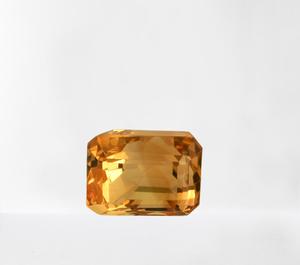 Pierre précieuse de haute qualité 10x14mm octogone coupe forme loupe propre pierre précieuse de qualité citrine prêt stock en gros - Product Image 1