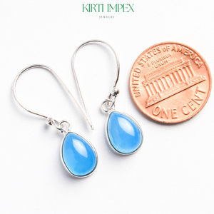 Chaud à la mode Montana Agate couleur Boho boucles d'oreilles pour les femmes à la main goutte crochet plaqué or en gros bijoux de mode Amérique Style - Product Image 4