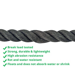 Tùy chỉnh kích thước ánh sáng màu xoắn cấu trúc PE bện Nylon Polypropylene dây cho biển và ngoài trời sử dụng Sản xuất tại Ấn Độ - Product Image 2