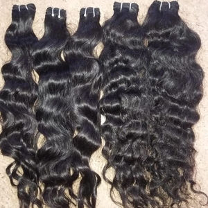 Extensions de cheveux humains indiens non transformés en vrac extensions brutes Lace Wig Bundle Styles Deep Straight Kinky Curl Body High Cheap - Product Image 5