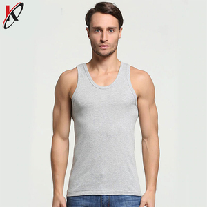 Débardeur d'été à col rond pour hommes, tricoté et respirant, chemise de style hip-hop sans manches - Product Image 2