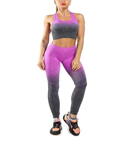 Conjunto de mallas con sujetador de Yoga, diseño personalizado, sublimación - Product Image 1
