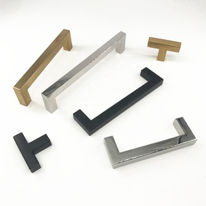 Phần Cứng Hiện Đại <span class=keywords><strong>D</strong></span> Shape Tủ Ngăn Kéo Kéo Tay Cầm Chrome <span class=keywords><strong>Square</strong></span> Bar Dresser Xử Lý - Product Image 6