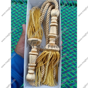 Aiguillette Bullion Wire Luxury <b>Braided</b> 100% Metallic Yarn High Tenacity Tassels Wholesale Custom Design Home & Garment Use - Product Image 1