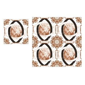 Carreaux de sol vitrifiés brillants en porcelaine polie de haute qualité 40x40cm - Product Image 1